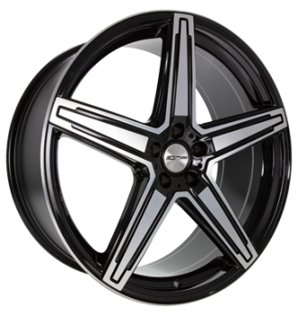 GMP, MK1 Concave, 10,5x21 ET57 5x130 71,6, black diamond