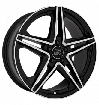 MSW, 31, 7,5x19 ET42 5x112 73,1, gloss black full polished
