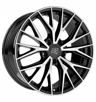 MSW, 44, 10,5x20 ET55 5x130 71,56, gloss black full polished