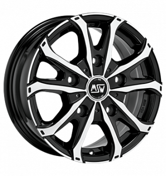 MSW, 48 Van, 7x16 ET39 5x108 65,06, gloss black full polished