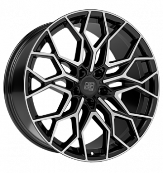 MSW, 51, 8,5x21 ET32 5x108 73,1, gloss black full polished