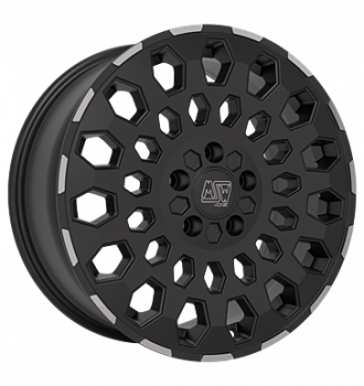 MSW, 99, 6,5x16 ET60 5x120 65,06, matt black lip polished