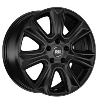 RH, NAJ II, 8x18 ET45 5x127 71,6, racing schwarz lackiert