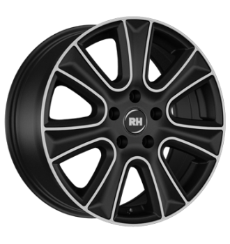 RH, NAJ II, 8x18 ET45 5x127 71,6, schwarz vollpoliert