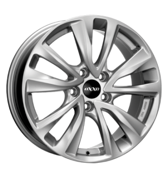 OXXO, Oberon 5, 7,5x17 ET55 5x108 63,4, silver