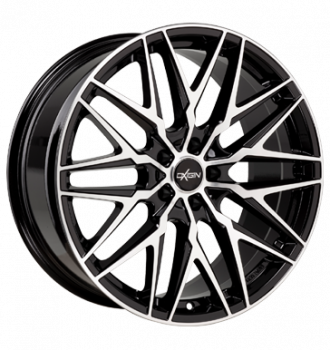 Oxigin, 25 Oxcross, 7,5x18 ET36 5x100 63,4, black full polish