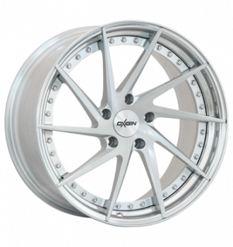 Oxigin, MP1, 10,5x21 ET20 5x112 66,6, silver brush, lip polish