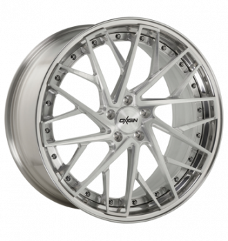Oxigin, MP5, 10,5x21 ET40 5x112 66,6, silver brush, lip polish