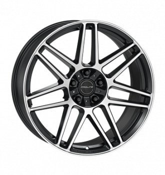 Proline, PFG forged, 10x22 ET35 5x130 84, Black matt polished