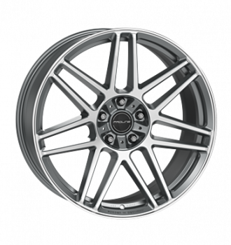 Proline, PFG forged, 10x22 ET21 5x130 84, matt grey polished