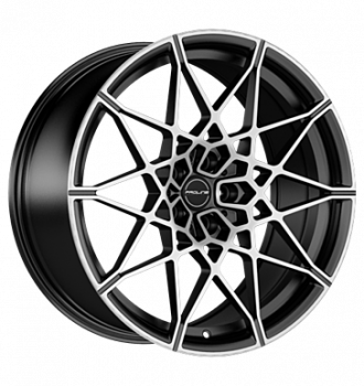 Proline, PFM forged, 9,5x20 ET22 5x112 66,5, Black matt polished