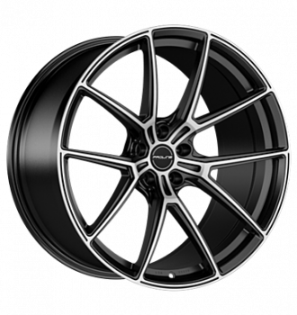 Proline, PFR forged, 10,5x21 ET19 5x112 66,5, Black matt polished