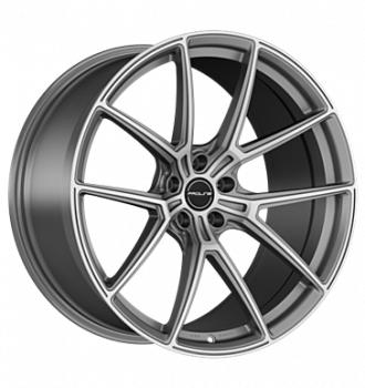 Proline, PFR forged, 10,5x21 ET19 5x112 66,5, matt grey polished