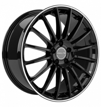 Proline, PXW, 8x18 ET48 5x112 66,5, black rim polished