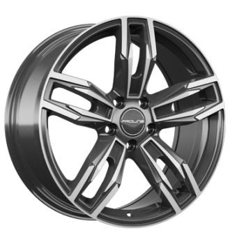 Proline, PXD, 7,5x18 ET50 5x112 66,5, grey polished