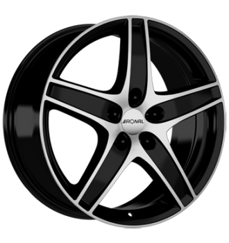 R48, 8x17 ET45 5x120 65,1  jetblack-frontkopiert