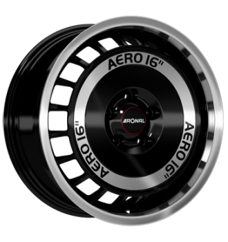 Ronal, R50 AERO, 7,5x16 ET50 5x112 76, schwarz-frontkopiert