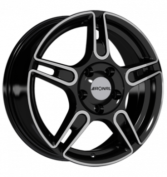 Ronal, R52, 5x14 ET35 5x100 57,1, schwarz-frontkopiert