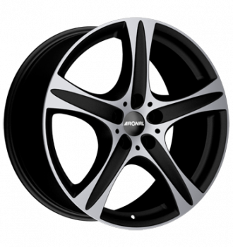 Ronal, R55 SUV, 9x19 ET30 5x112 76, mattschwarz-frontkopiert