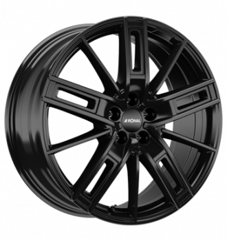 Ronal, R67, 8x18 ET30 5x112 66,5, jetblack