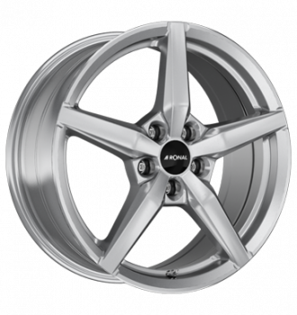 Ronal, R69, 8x18 ET45 5x112 76, platinum silber