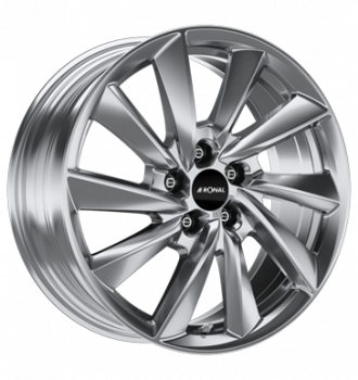Ronal, R70, 7,5x18 ET30 5x112 66,5, platinum silber