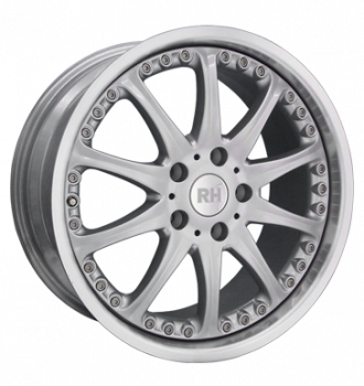 RH, RAK Phönix, 8,5x20 ET34 5x114,3 72,6, silber Horn Edelstahl