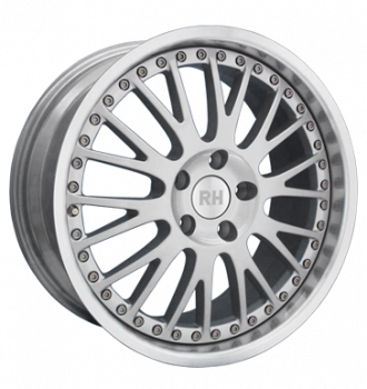 RH, RAN Crossline, 8,5x19 ET61 5x112 158, silber Horn Edelstahl