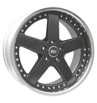 RH, RAT Exclusiv, 11x19 ET61 5x112 158, schwarz Horn Edelstahl