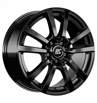 RCDesign, RC25, 8x18 ET53 5x130 71,6, schwarz glanz