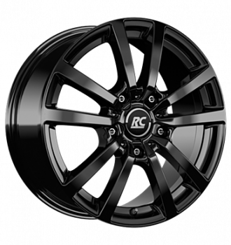 RCDesign, RC25T, 7,5x18 ET45 5x108 65,1, schwarz glanz
