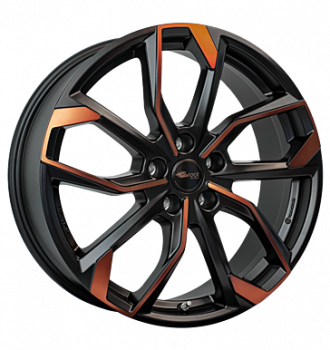 RCDesign, RC34, 8,5x20 ET38 5x112 57,1, black orange matt