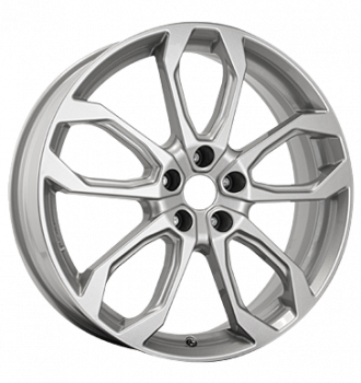 RCDesign, RE1, 6,5x20 ET33 5x114,3 66,1, kristallsilber