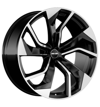 GMP, Rebel, 10x22 ET38 5x130 66,5, black diamond
