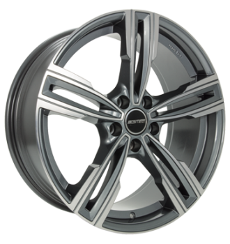 GMP, Reven, 8,5x20 ET25 5x120 72,6, anthracite diamond