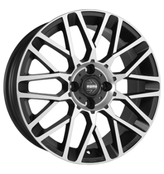 Momo, Revenge EVO, 6,5x15 ET38 4x100 72,3, matt black diamond cut