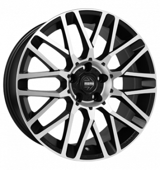 Momo, Revenge EVO, 8,5x19 ET20 5x120 79,6, matt black diamond cut