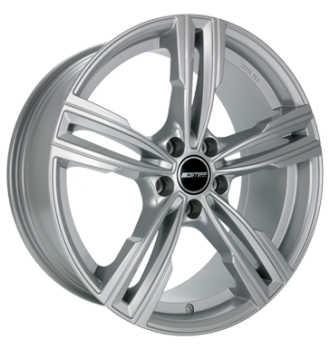 GMP, Reven, 8,5x20 ET25 5x120 72,6, silver