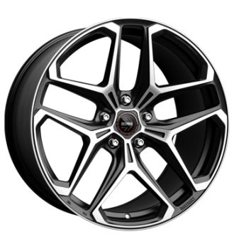 Momo, RF-04, 9x20 ET43 5x108 63,4, matt black polished