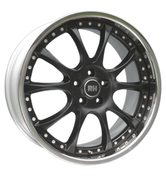 RH, RMK Dynamic, 8,5x18 ET60 5x112 158, schwarz Horn Edelstahl