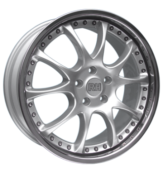 RH, RMK Dynamic, 8,5x18 ET60 5x112 158, silber Horn Edelstahl