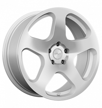 Rotiform, NUE, 10x20 ET40 5x120 65,1, gloss silver w machined face