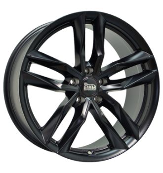 MAM, RS3, 7,5x17 ET35 5x112 66,6, matt black painted