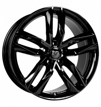 MAM, RS3, 7,5x17 ET45 5x114,3 72,6, black painted