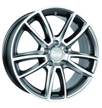 MAM, S1, 8,5x19 ET45 5x120 74,1, hyper frontpoliert