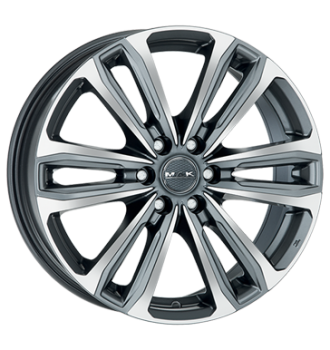 MAK, Safari6, 7,5x17 ET48 6x139,7 92,3, gun metal - mirror face
