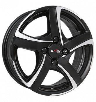 Alutec, Shark, 7x17 ET47 4x100 54,1, racing-schwarz frontpoliert