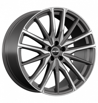 GMP, Sparta, 9,5x21 ET36 5x112 66,5, anthracite matt diamond