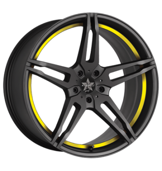 Barracuda, Starzz, 8x18 ET45 5x112 73,1, PureSports / undercut Color Trim gelb