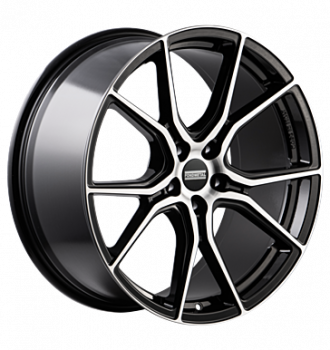 Fondmetal, STC45, 9x20 ET42 5x120 72,5, glossy black machined